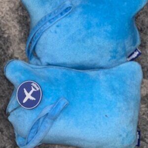 (2) Snuggie travel blankets and pouch